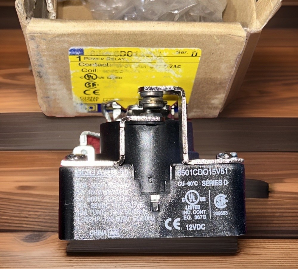 Square D 8501CDO15V51 600VAC 5Amp Relay