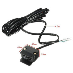 12V 250A Winch Solenoid Relay Contactor & Winch Rocker Thumb Switch Combo with H