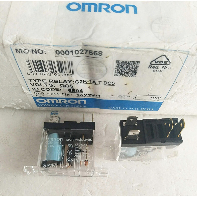 1pc OMRON G2R-1A-T 5VDC Power Relays 4Pin 10A 250VAC