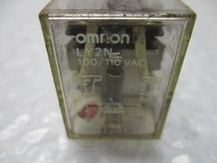 OMRON LY2N RELAY 100/110 VAC LOT OF 3 NSNP