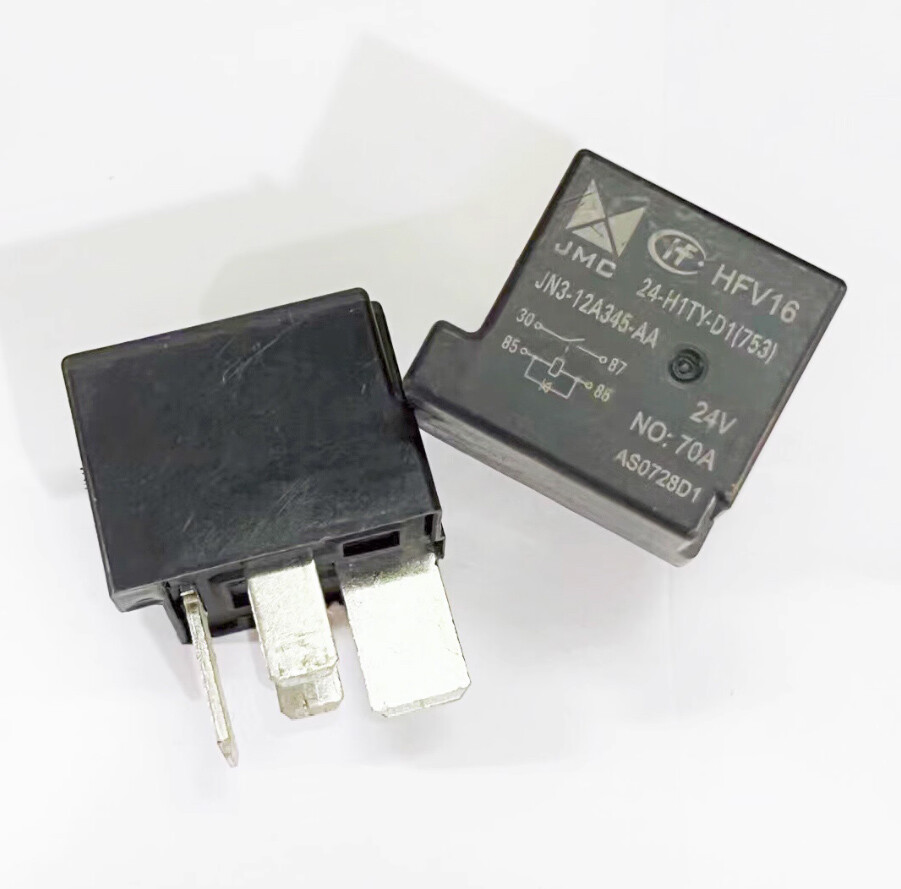 1PCS HFV16-24-H1TY-D1 HongFa 24VDC Automotive Relays 70A 4Pins JN3-12A345-AA