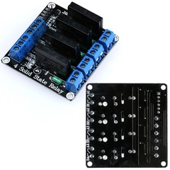 4 Channel 5V Low Level Trigger Solid State Relay Module with Fuse, 4 Way 250V…