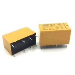 3V/5V/9V/12V/24V 2A 8 Pin DPDT Huike Signal Relay 4078 HK19F-DC-SHG DC Coil