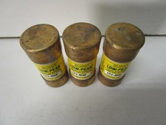 BUSS LPJ-45SP LOW-PEAK DUAL-ELEMENT FUSES (LOT OF 3) – USED – FREE SHIPPING
