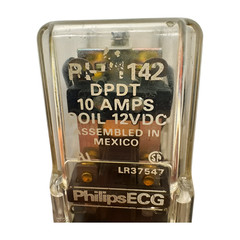 Philips RLY1142 Relay 8-Pin, 10A, Coil 120VDC **Free Shipping**