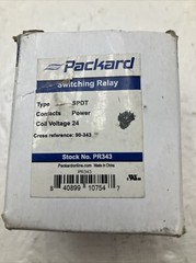 PACKARD PR343 PACKARD SWITCHING RELAY SPDT 24 COIL VOLTAGE