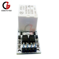 DC 12V 10A Magnetic Latching Relay Module Bistable Self-locking Flip-Flop Board