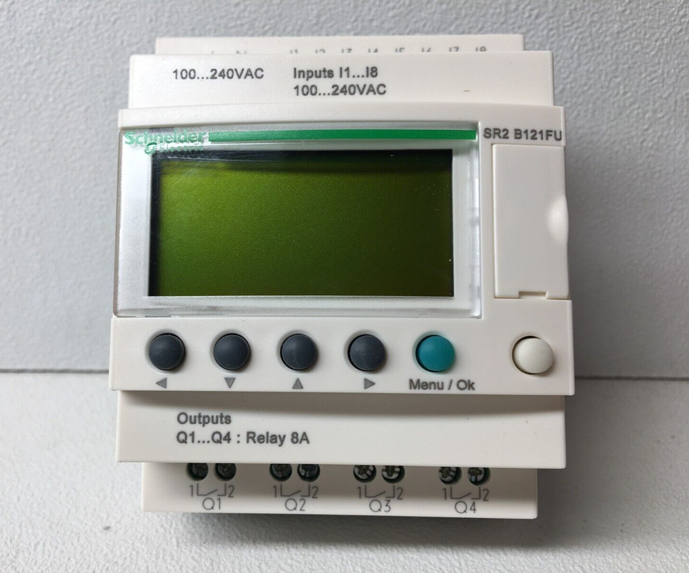 New! Telemecanique SR2B121FU Smart Relay with Clock (#60113)