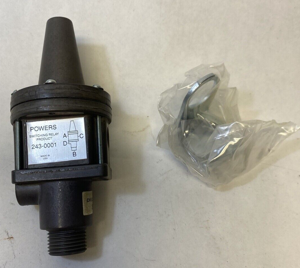 SIEMENS 2430001 Powers Controls Switching Relay w/ Bracket