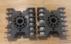 Lot Of 2 New NOS Industrial Relay Socket 11 Pins 10A 300V SL-611