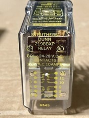 (2) Struthers Dunn Relays 219BBXP w/24-28VDC & 120VAC Coils, New & Ships FREE