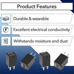4PCS Automotive Relays 13500113 8430 for GM, 12V 20A 4 Pin Multipurpose Relay…