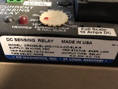 RELAY CURRENT SENSING CR5395-EL-24D-110-X-CD-ELR-R NOS CR MAGNETICS