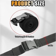 39 Inch Adjustable Battery Tie Down Strap with Buckle for Vehicles Size: 1 Pcs