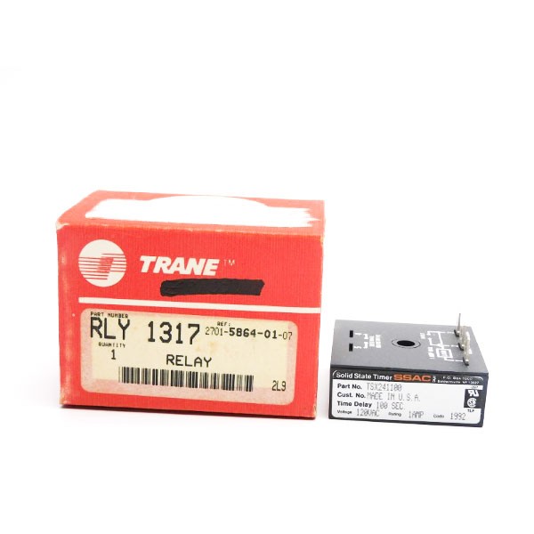 TRANE RLY1317 TSX241100 120VAC 1A 100S NSMP
