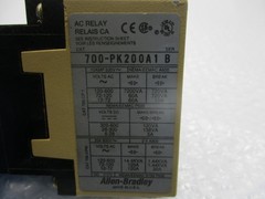 ALLEN BRADLEY 700-PK200A1 SER.B RELAY 115-120V NSNP
