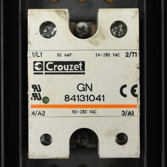 Crouzet 84131041 Solid State Relay. Volts:24-280 Vac, Amps:90 – PARTS ONLY