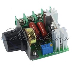 AC 50-220V 25A 2000W Adjustable PWM Motor Speed Controller Voltage Regulator