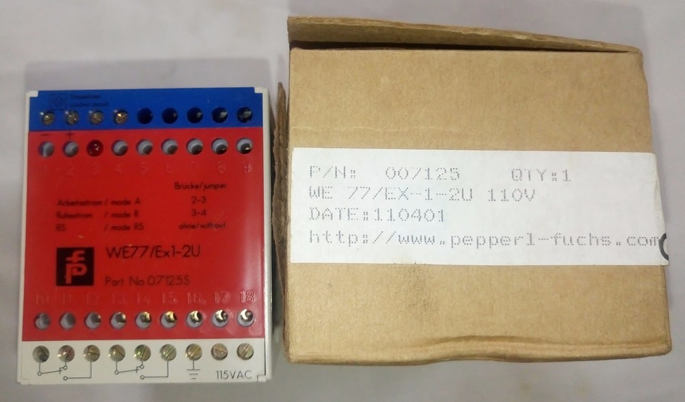 PEPPERL+FUCHS WE77/EX1-2U Isolated Switch Amplifier Relay