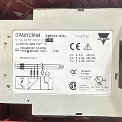 Carlo Gavazzi DPA01CM44 3-Phase Monitoring Relay 208-480VAC RoHS 5A 2-Pole