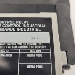 Square D 8501X040 Series A Type X Relay, 120V Coil, 8NC, 12 Total – USED