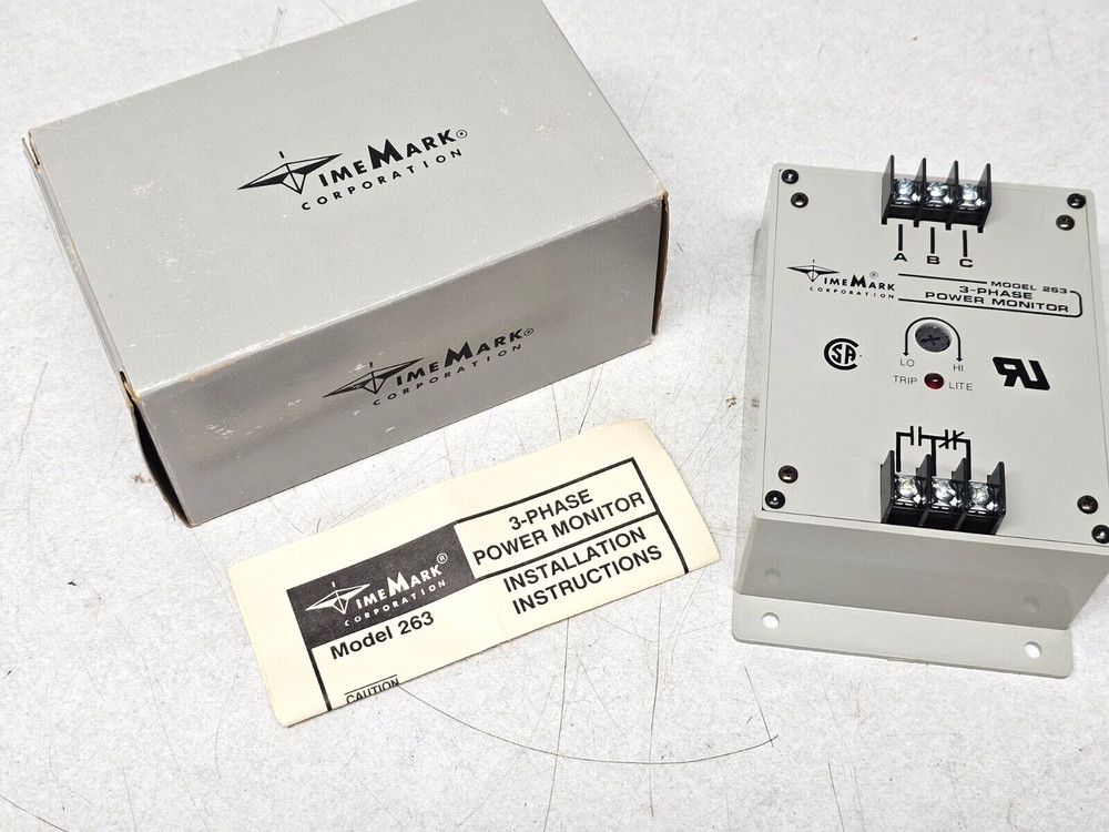 Time Mark Corporation C263 3-PH Power Monitor 98000303 4107 (No Box)