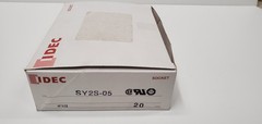 IDEC SY2S-05 DINrail mount socket for RY2S relay (Box of 17pcs)