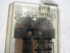 DELTROL CONTROLS 1663PDT 20308-84 RELAY 120V LOT OF 2 NSNP