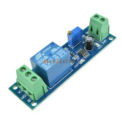 DC 12V/5V~12V Adjustable NE555 0~10/0~60/0~150S Delay Timer Switch Module