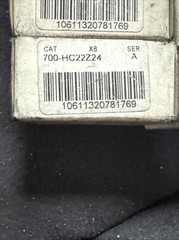 Allen Bradley 700-HC22Z24 Relay, Miniature Ice Cube, 8-Blade, 2PDT, 10A, 24VDC