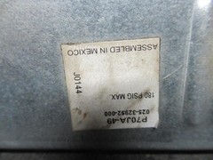 JOHNSON CONTROLS PRESSURE CONTROL P70JA-49 600 VAC 16 AMP 50/500 PSIG