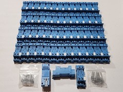 55pcs. Finder 96.72 Relay Socket DIN RAIL 15A 250V