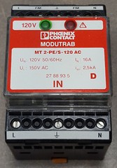 Type 3 surge protection device, MODUTRAB MT-2PE/S-120AC – 2788935.