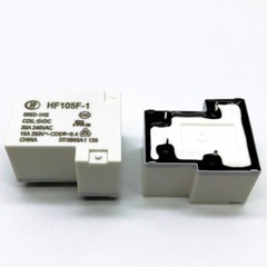 2PCS HONGFA HF105F-1-005D-1HS 5VDC Power Relay 4Pins 30A 240VAC