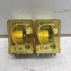 IDEC RR2BA-U RELAY DC24V, 7.5A – 10A, 120 – 240VAC, 30VDC (LOT of 2)