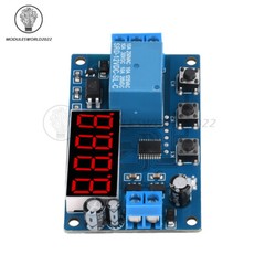 DC12V LED Display Digital Delay Timer Control Switch Relay Module/PLC Automation