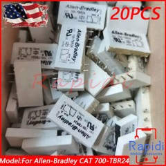 20Pcs General Purpose Relay 250VAC 24VDC 5Pin 6A For Allen-Bradley CAT 700-TBR24