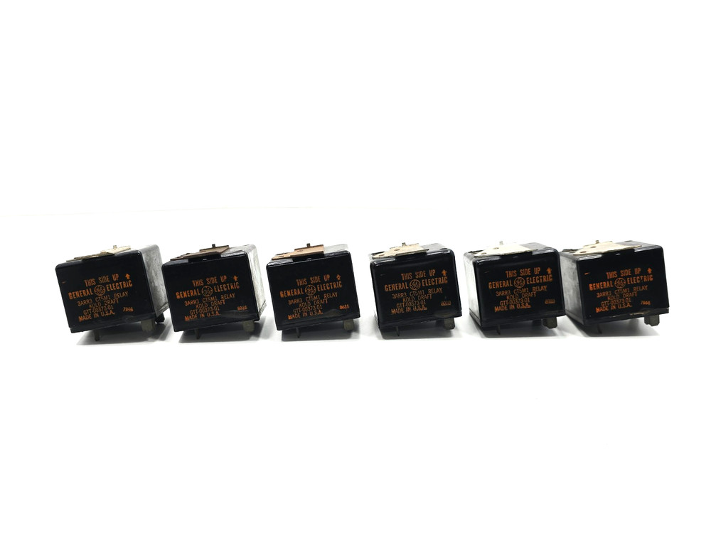 GENERAL ELECTRIC 3ARR3 CT5M1 RELAY LOT OF 6