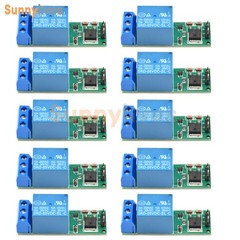 10PCS 6-24V Flip-Flop Latch Relay Bistable Self-locking Low Pulse Trigger Relay