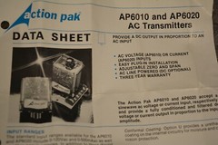 NEW ACTION INSTRUMENTS ACTION PAK RELAY MDL 4300-112 4300112 4300 112 IN 0-5V