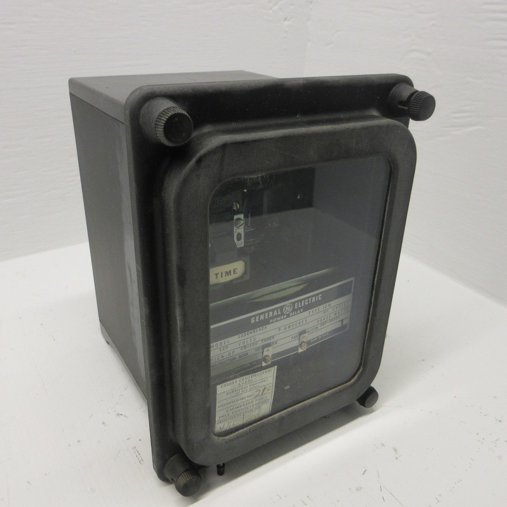 General Electric GE 12ICW51A2A Power Relay Type ICW 120VAC 5 Amp Pick-Up 25-100
