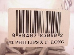 # 2 Phillips Driver Package of 20 each 1″ Long Ships Day of Purchase