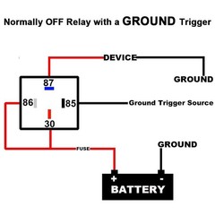 Automotive 4-Pin Relay – 40/30 AMP Waterproof Relay with Heavy Duty Connection