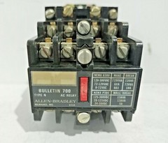 Allen Bradley 700-N800A1 Ser C Type N AC Relay 110V50Hz 120V60Hz