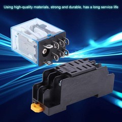 Coil Power Relay 8 Pole 24V DC Coil Power Relay for Tools…