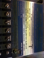 General Electric Type STD Instantaneous Current Relay, 12STD15C5A (1052)