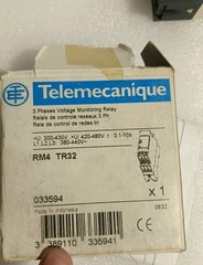 Telemecanique RM4 TR32 3 Phases Voltage Monitoring Relay New Original