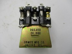 NEW OHMITE D0X-458 RELAY 24VAC 24V COIL