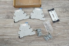 Slim Relay and Base, 5VDC Coil, 6 Amp Contact, NO/NC, HF41F 5-ZS 41F-1Z-C2-1