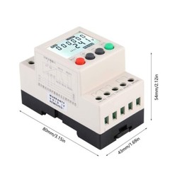 Voltage Monitoring Relay Under Over Voltage Protector 3Phase Voltage Monitor NEW